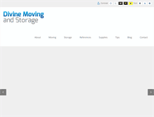 Tablet Screenshot of divinemoving.com